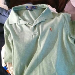 A green polo Ralph Lauren polo t-shirt